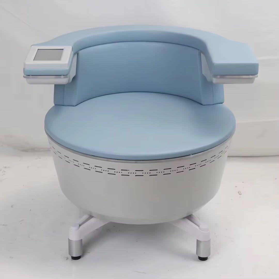 グレーカラー EMS 骨盤底筋トレーニングチェア 電磁パルスチェア